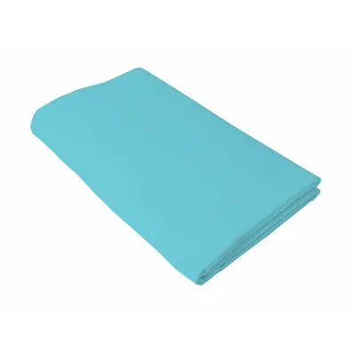 Cearceaf turcoaz, cu elastic, din bumbac, 52x95 cm KDECE95T