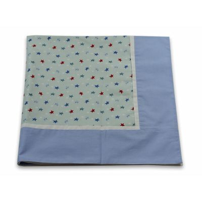 Paturica Stelute somnoroase cu albastru, cu spate finet KDEPF80X80SS