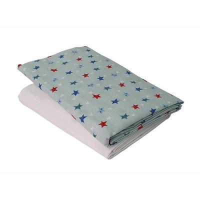 Set cearceafuri Stelute somnoroase, cu elastic, din bumbac, 60x85 cm KDECE26085SS