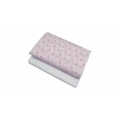 Set cearceafuri Pink Moon, cu elastic, din bumbac, 60x85 cm KDECE26085PKMOO