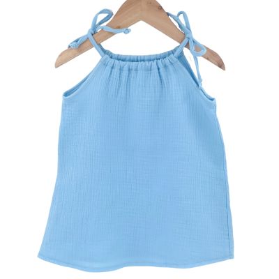 Top cu snur pentru copii, din muselina, Bluebird, 2-3 ani KDETSM23GBB