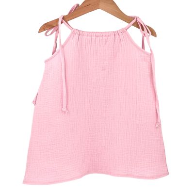 Top cu snur pentru copii, din muselina, Magic Pink, 18-24 luni KDETSM1824WLP