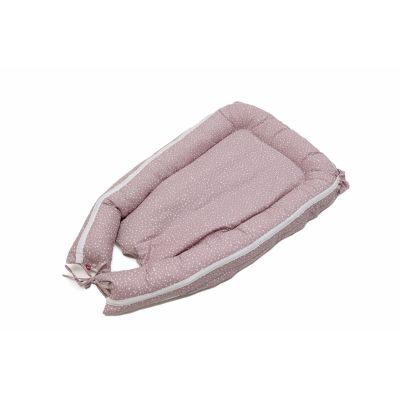 Baby Nest Marshmellow Spots - culcus bebelus pentru dormit, reversibil, multifunctional 100 x 60 cm KDEBN100MMS
