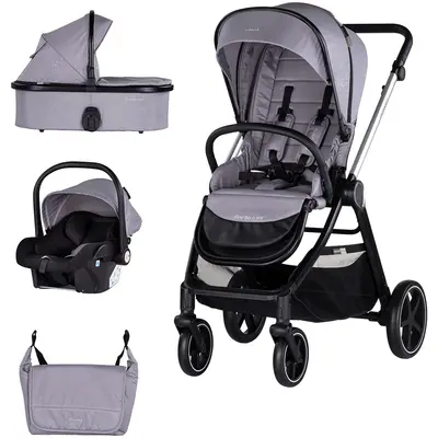 Carucior chipolino marbella 3 in 1 cloud grey hubkkmrb02502cl
