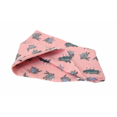 Guler copii Bunny Pink, in strat dublu, marime universala KDEGUL00BUNP