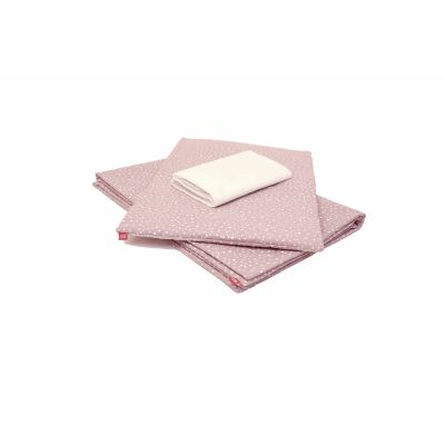 Lenjerie de pat copii,  Marshmellow Spots, din bumbac, 70x120 cm, 100x135 cm set 4 piese KDELP41004070120MMS