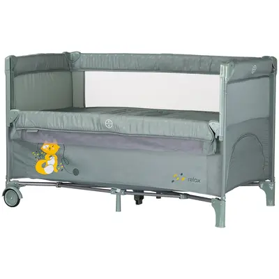 Patut pliabil chipolino relax basil cu laterala culisanta hubkosire259ba