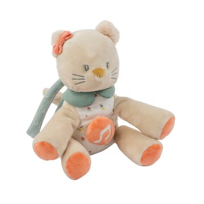 Jucarie de plus, Nattou, MILA, ZOE & LANA, Cu muzica, Dezvolta atingerea si abilitatile motorii, 0 luni+, Cat BYN266079