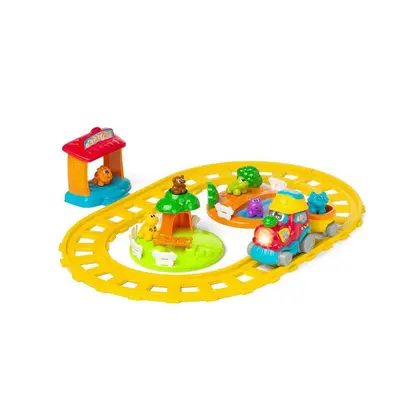 Jucarie electronica vorbitoare Chicco Trenuletul aventurii ABC, IT/EN, 1-4 ani CHC0914100-1