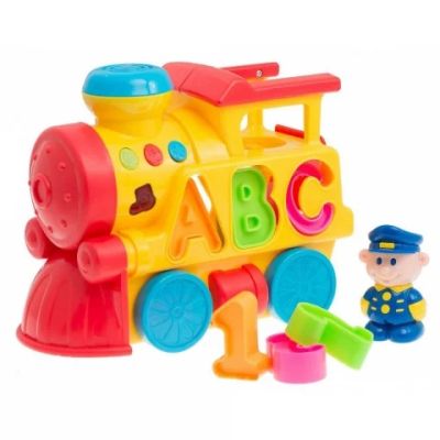 Jucarie muzicala sortator tren BamBam ERFE286259