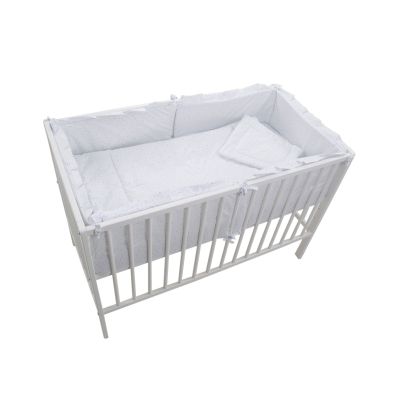 Lenjerie MyKids Little Stars Albastru 4+1 Piese 120x60 MYK00008902