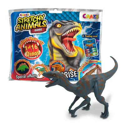 Craze - Figurina elastica Dinozaur cu umplutura speciala si piele elastica ARTCRZ43851