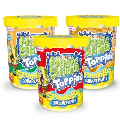 Craze - Slime Magic SpongeBob 70 ml cu sclipici si topping modele asortate ARTCRZ54185