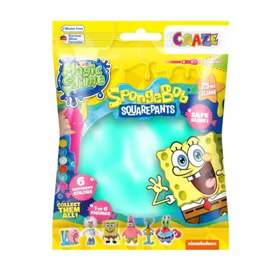 Craze - Slime magic diverse culori in punguta 75ml cu surpriza figurina SpongeBob ARTCRZ52754