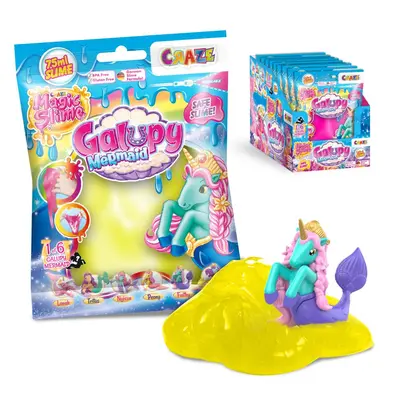 Craze - Slime magic diverse culori in punguta 75ml cu surpriza figurina sirena ARTCRZ46616