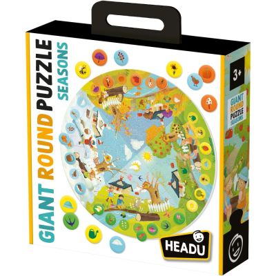 Headu - Puzzle Educativ rotund sa invatam Anotimpurile ARTHE59049