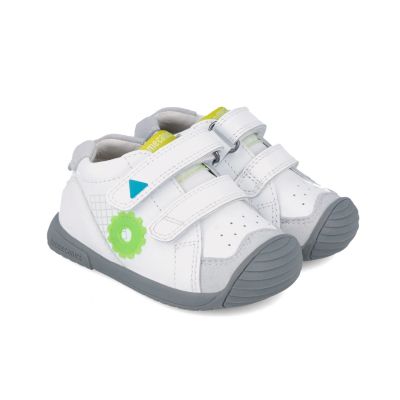 Adidasi Primii Pasi pentru Copii Biomecanics 241128, alb (Marime: 23) JEM241128-B-23