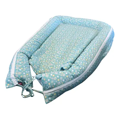 Baby Nest Bubble Blue- culcus bebelus pentru dormit, reversibil, multifunctional 100 x 60 cm KDEBN100BBLU