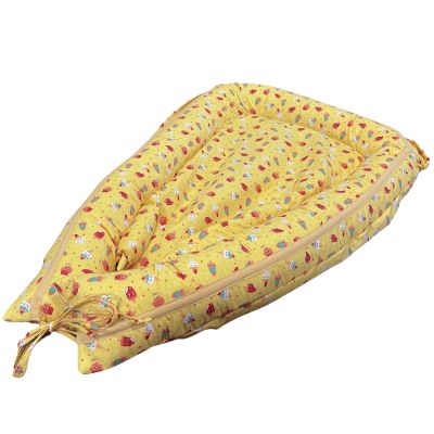 Baby Nest Dream of Ice Cream- culcus bebelus pentru dormit, reversibil, multifunctional 100 x 60 cm KDEBN100DOFIC