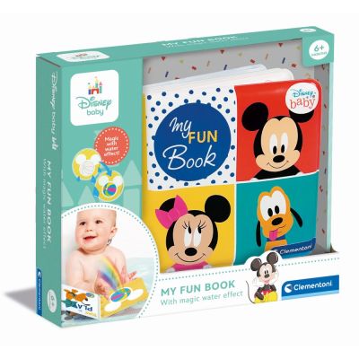 Clementoni - Carticica Disney pentru baita care ajuta la dezvoltarea simturilor ARTCL17720