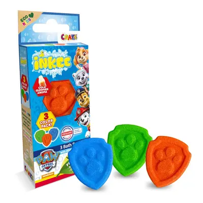 Craze - Bombe de baie Inkee 3 buc asortate in forma de labuta Paw Patrol ARTCRZ44032