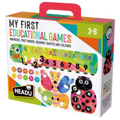 Headu - Ecoplay Primul meu joc Educational memoreaza formele, culorile, numerele si vocalele ARTHE57564