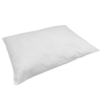 Perna alba, din bumbac, umpluta cu puf, 40x60 cm KDEPP4060