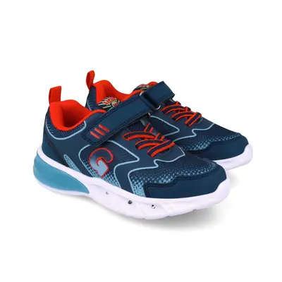 Sneakers cu luminite Garvalin 252828, bleumarin (Marime: 24) JEM252828-A-24