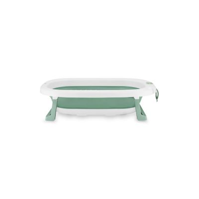Cadita pliabila cu dop de scurgere, 0 Luni+, Momi Nata – Green KRTAKCE00053