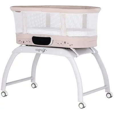 Patut cu leganare si cantar integrat chipolino sogno 2 in 1 macadamia hubkossg02502ma