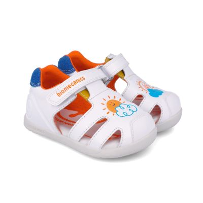 Sandale Primii Pasi pentru Copii Biomecanics 252166, Albastru (Marime: 19) JEM252166-B-19