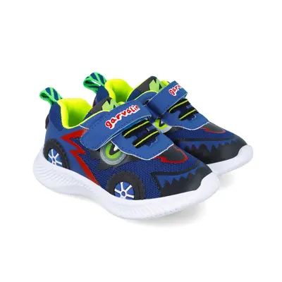 Sneakers cu roti si leduri Garvalin 252800, albastru (Marime: 24) JEM252800-B-24