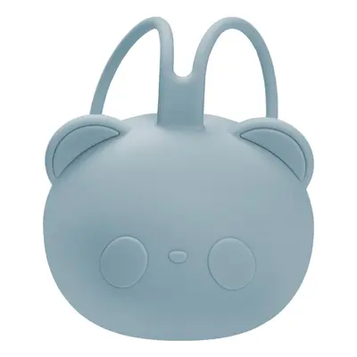 Suport pentru suzeta din silicon, AppeKids, The Little Bear - Aqua Blue KRTAK276081