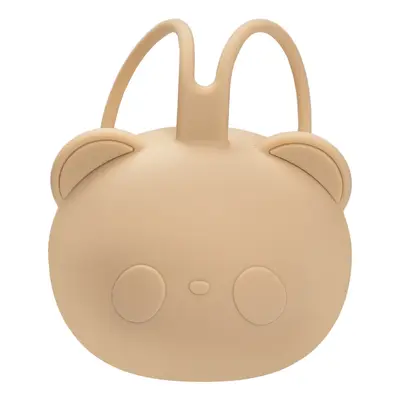 Suport pentru suzeta din silicon, AppeKids, The Little Bear - Bubble Beige KRTAK276074