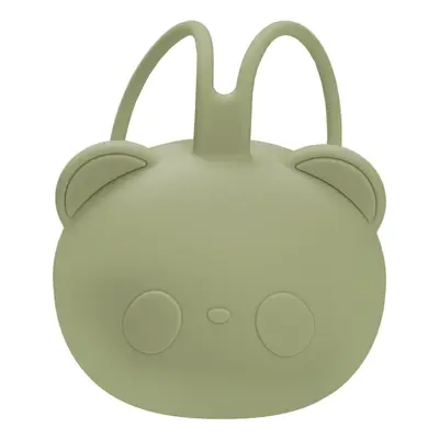 Suport pentru suzeta din silicon, AppeKids, The Little Bear - Raw Green KRTAK276098
