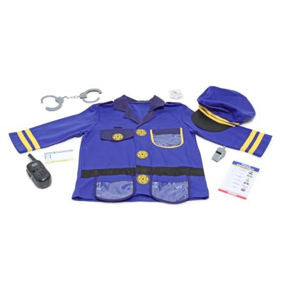 Costum carnaval copii ofiter de politie melissa and doug - okemd4835