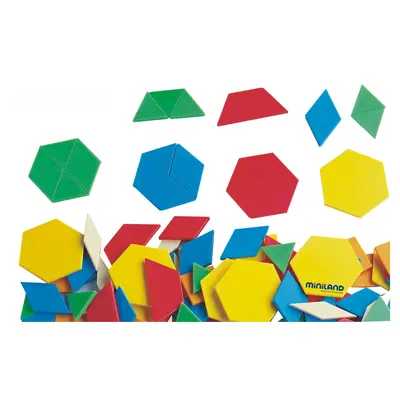 Forme geometrice diverse miniland 250 buc - okeml95045
