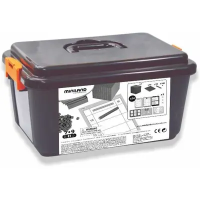 Joc educativ baza 10 set 121 piese la cutie  miniland - okeml95050