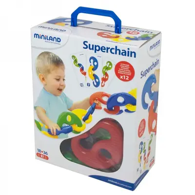 Joc superchain 16 piese miniland - okeml27364