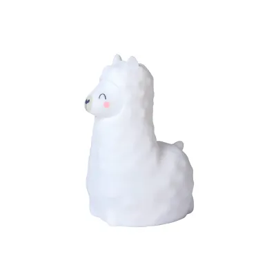 Lampa De Veghe Din Silicon Premium, Diverse Lumini, Tactil, Led, Wild Alpaca, Alb Pjb757