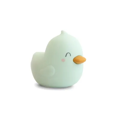 Lampa De Veghe Din Silicon Premium, Diverse Lumini, Usb Tip C, Led, Bright Duck, Mint Pjb37503