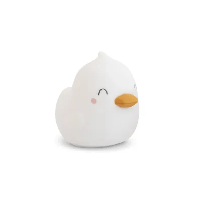 Lampa De Veghe Din Silicon Premium, Diverse Lumini, Usb Tip C, Led, Bright Duck, White Pjb37501