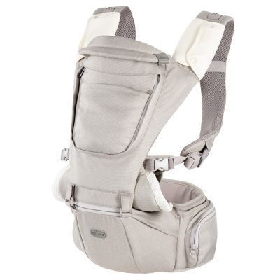 Marsupiu ergonomic multifunctional Chicco Hip Seat cu suport pentru sold, HazelWood (Crem). luni+ CHC79147-8_HAZELWOOD