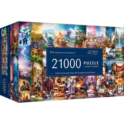 PUZZLE TREFL UFT  21000 CRONICI PAMANTESTI DE LA CREATIE LA VIITOR VIV81040