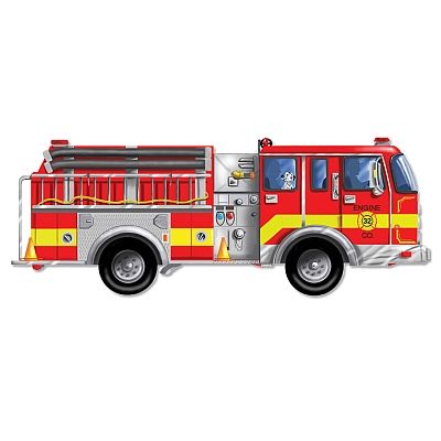 Puzzle de podea gigant masina de pompieri melissa and doug - okemd0436