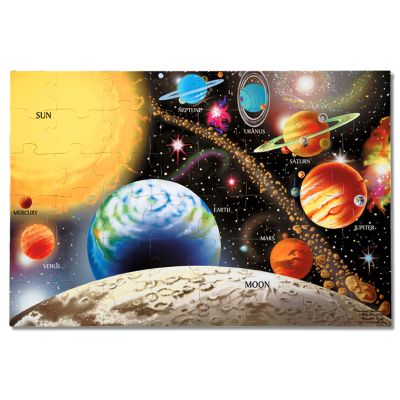 Puzzle de podea sistemul solar melissa and doug - okemd0413