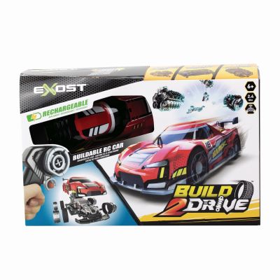 SILVERLIT EXOST BUILD 2 DRIVE MASINUTA RC ROSIE VIV7530-20700_ROSU