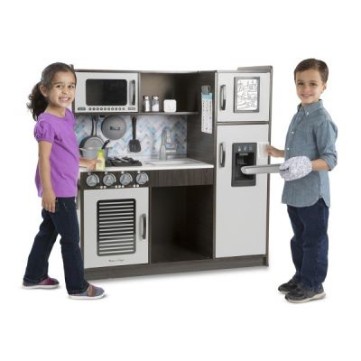 Bucatarie de joaca charcoal - melissa and doug - okemd4010