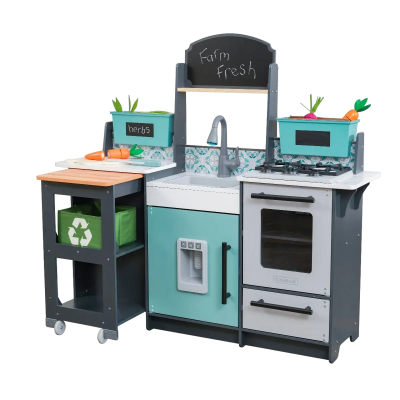 Bucatarie de joaca din lemn garden gourmet - okekk53442