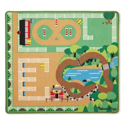 Covor de joaca ferma calutilor - melissa and doug - okemd9409